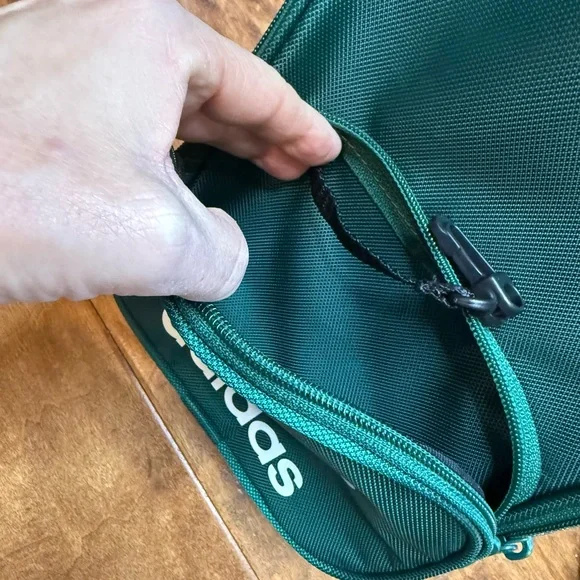 Adidas Originals Trefoil Mini Backpack Green Festival Travel Bag NWOT - Picture 10 of 11